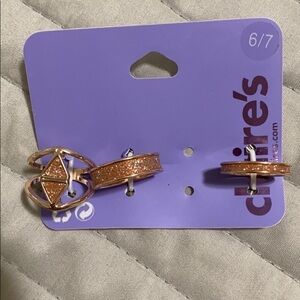NWT Claire’s set of three rings size 6/7